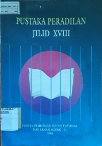 Image of PUSTAKA PERADILAN JILID XVIII