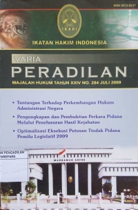 VARIA PERADILAN MAJALAH HUKUM TAHUN XXIV NO 284 JULI 2009